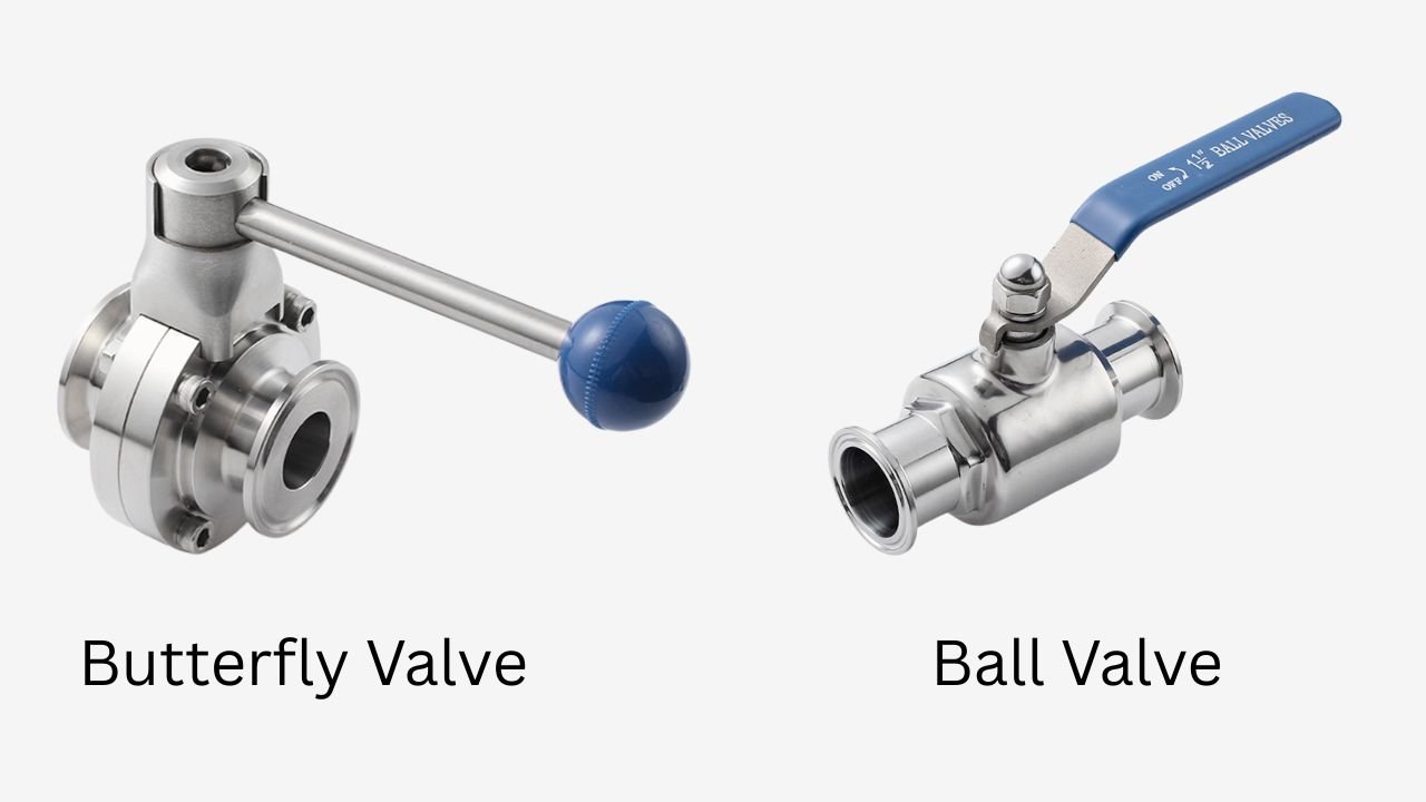 Differences between Butterfly Valve and Ball valve