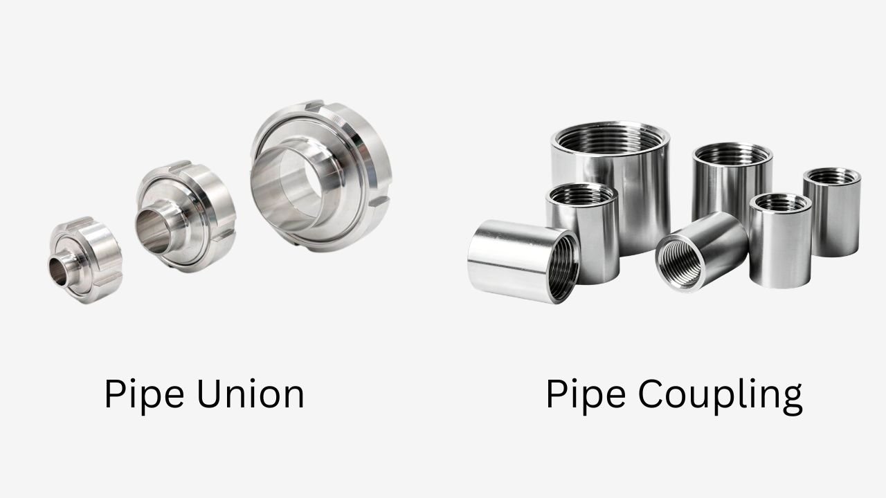 Differences between Pipe Coupling and Pipe Union