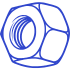 Round Slotted Nut Structure