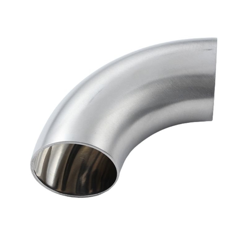 90° Sanitary Stainless Steel Exhaust Elbow