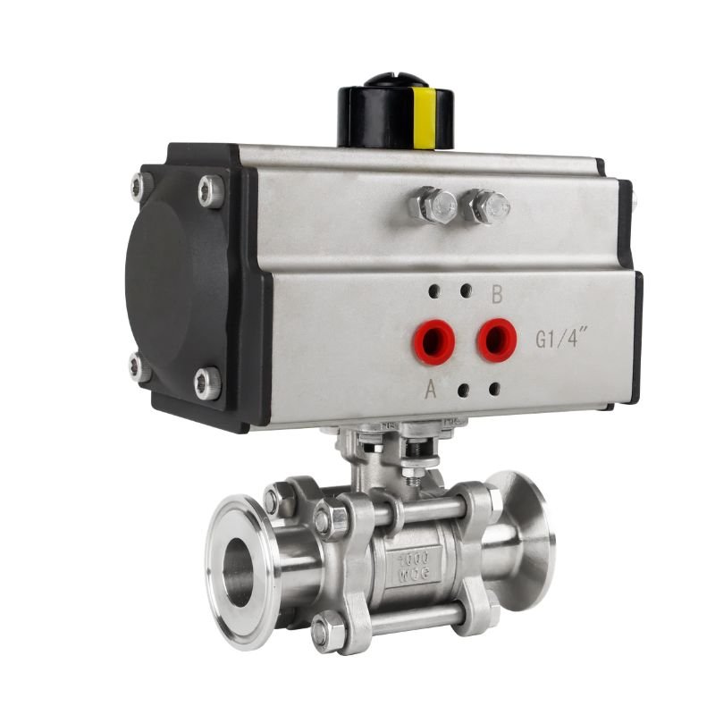 Automatic Sanitary 2-Way Ball Valves