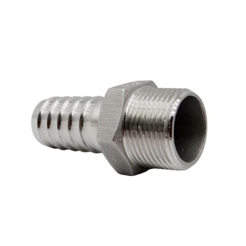 Barbed End Stainless Steel Hose Adapter