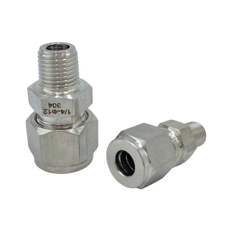 Direct-through Stainless Steel Compression Fitting