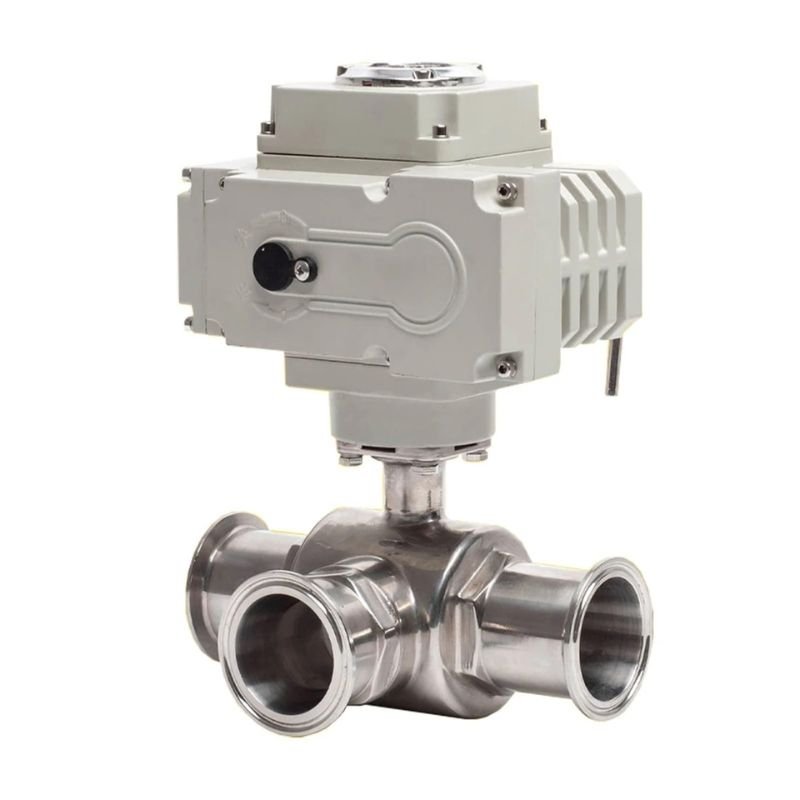 Electric Sanitary Tri Clamp Ball Valve