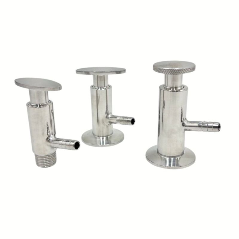 Straight-through Sanitary Tri Clamp Sample Valve