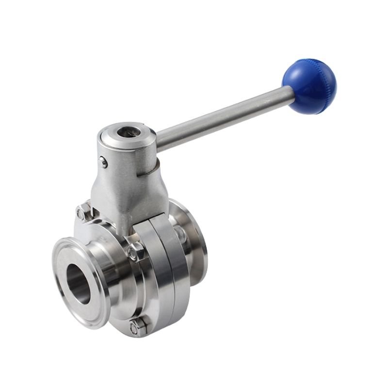 Valve-Integrated Tri Clamp Ferrule (Ball / Butterfly Valve)
