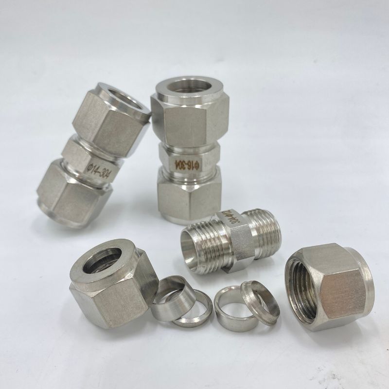 stainless steel compression fitting C